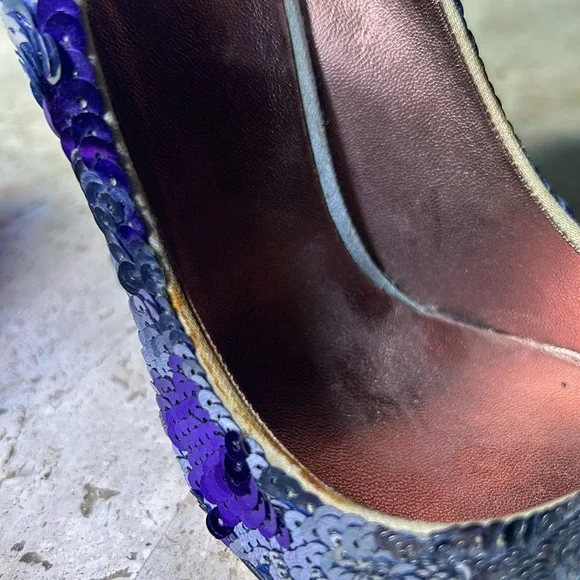 Mui Mui sequin pumps. Size 36.